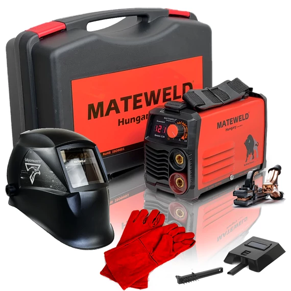 MATEWELD Hungary Buffalo Power™ Super Mini 120 inverteres hegesztő + Lift Tig funkció, Kofferrel csomagban